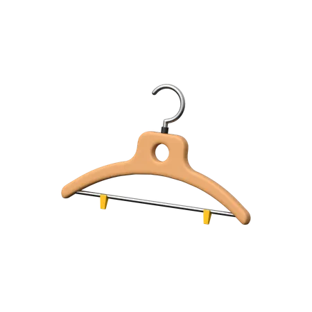 Online shopping of hanger.  3D Icon
