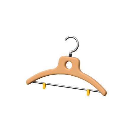 Online shopping of hanger.  3D Icon