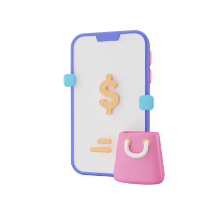 Online Shopping Payment 3D Icon
