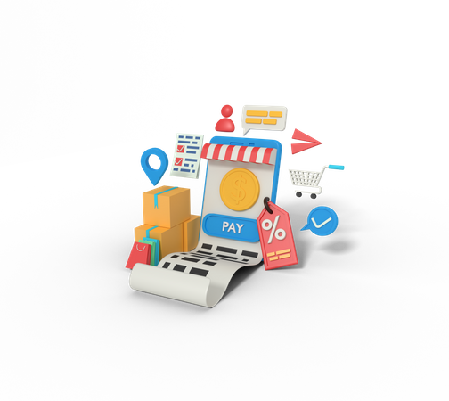 Online-Shopping-Rabatt  3D Icon