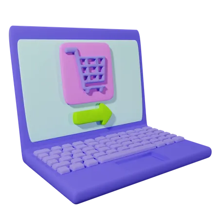 E Commerce Payment On Device 3D Icon