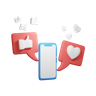 online social media emoji 3d