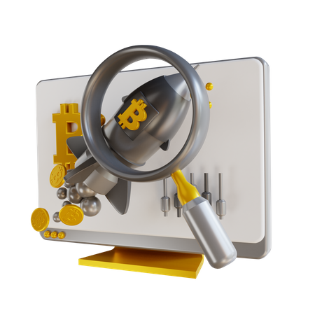 Online-Startup-Recherche  3D Icon