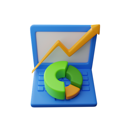 Online Statistic  3D Icon