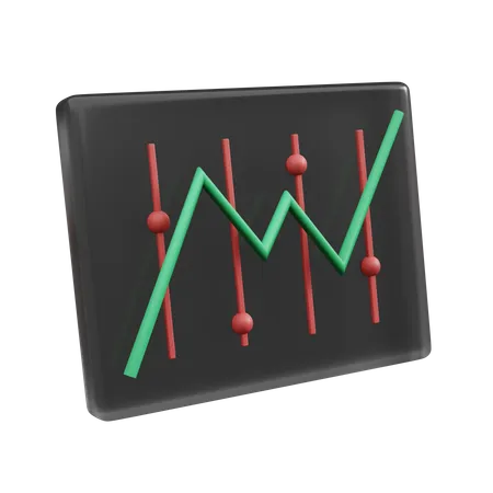 Online Statistics  3D Icon