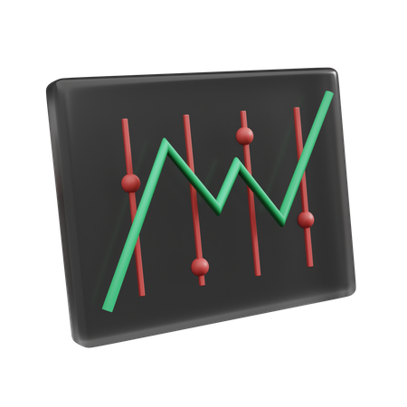 Online Statistics  3D Icon