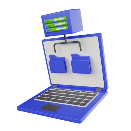 Online Storage  3D Icon
