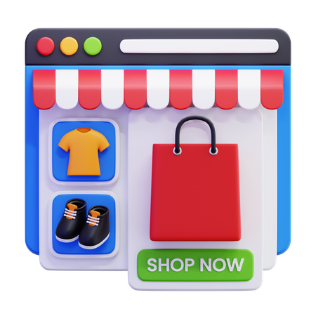 オンラインストア  3D Icon