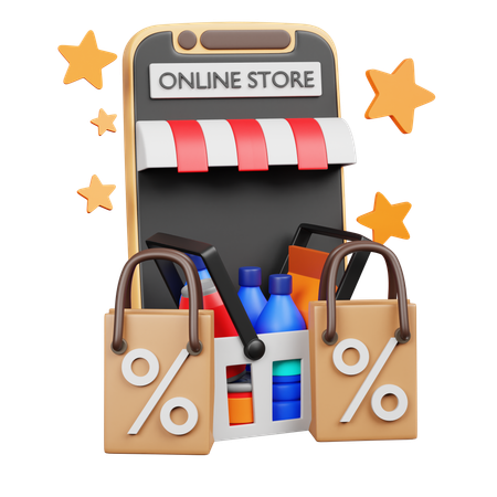 オンラインストア  3D Icon