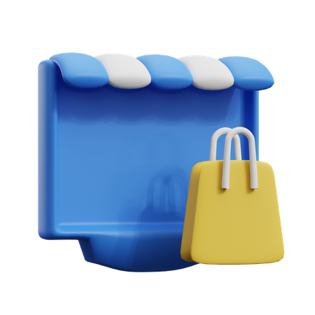 Online Store  3D Icon