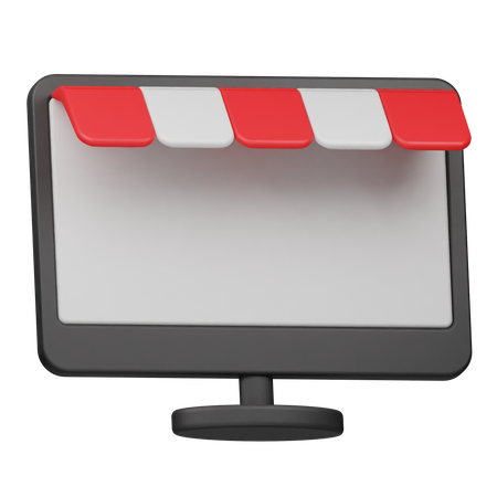 Online Store  3D Icon