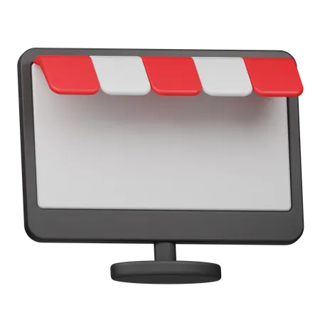 Online Store  3D Icon
