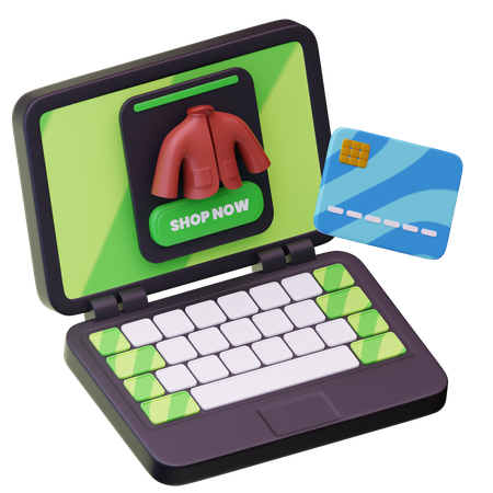 Online Store  3D Icon