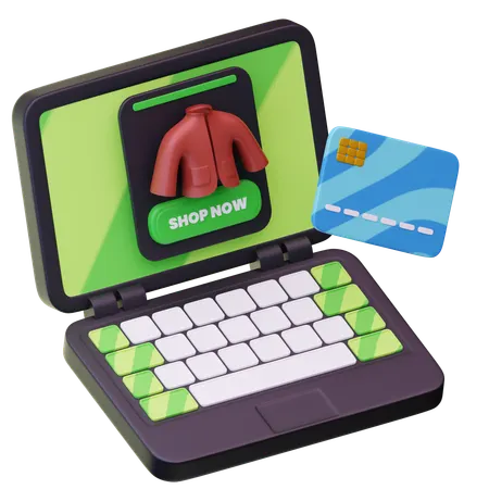 Online Store  3D Icon