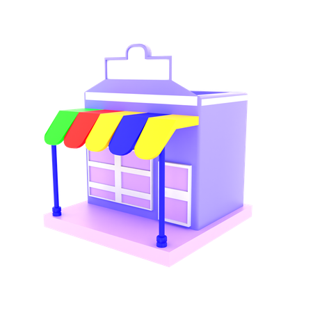 Online Store  3D Icon