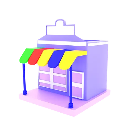 Online Store  3D Icon