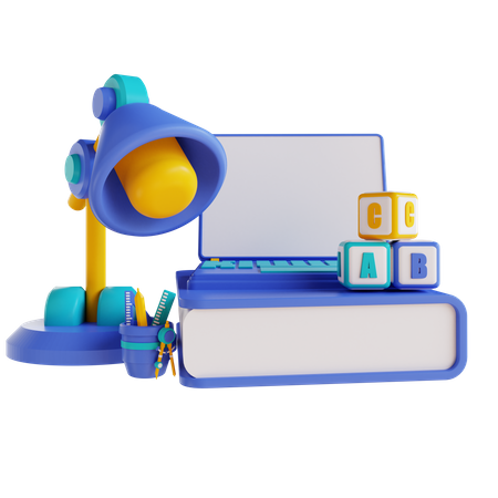 Online-Studium  3D Icon