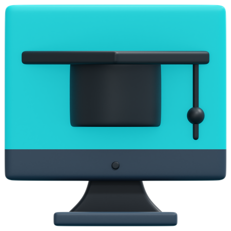 Online Study  3D Icon