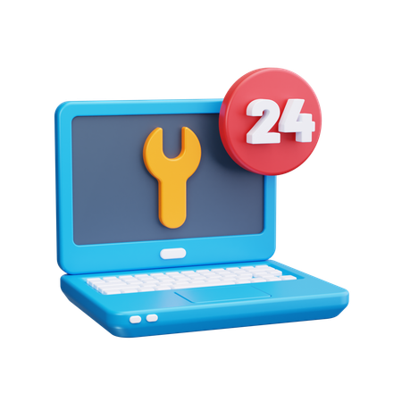 Online Support  3D Icon