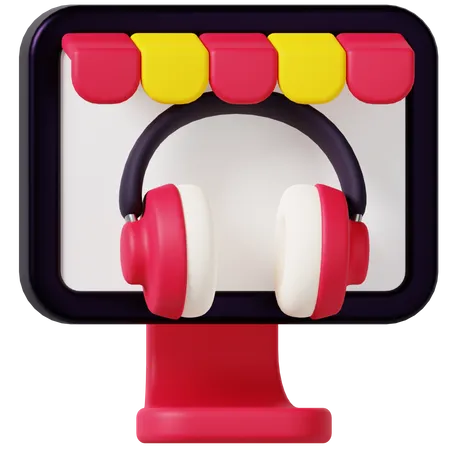 Online Support  3D Icon