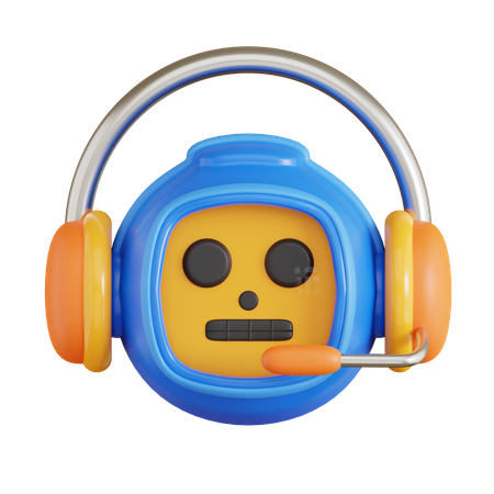 Online Support Bot  3D Icon