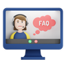 online support 3d logos