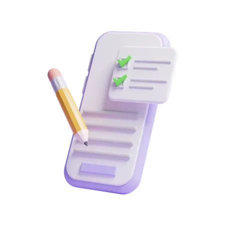 Online Task  3D Icon