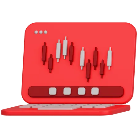 Online Trading  3D Icon