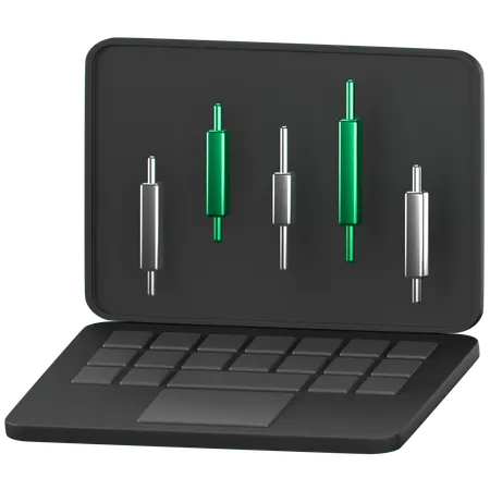 Online Trading  3D Icon