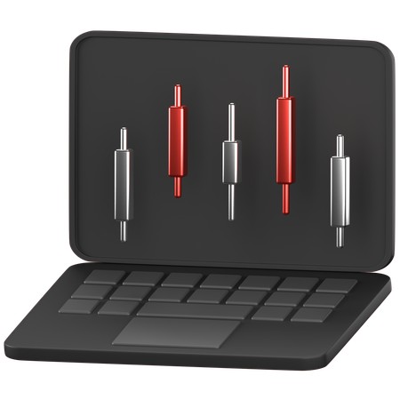 Online Trading  3D Icon