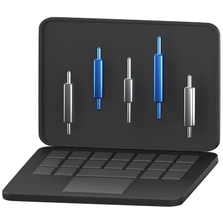 Online Trading  3D Icon