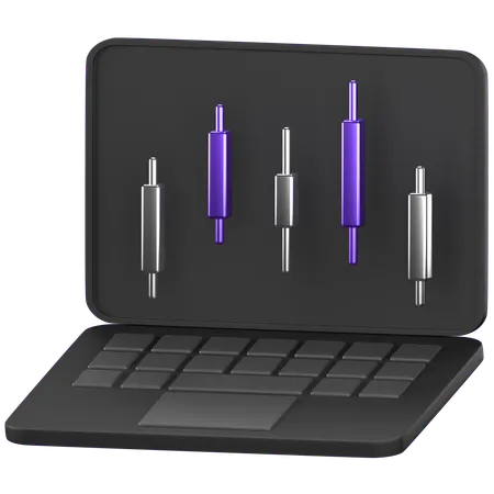 Online Trading  3D Icon