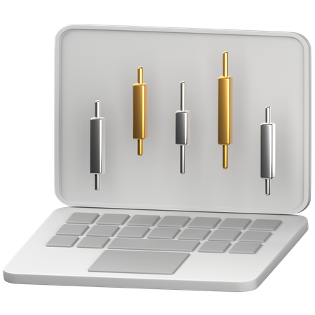 Online trading  3D Icon
