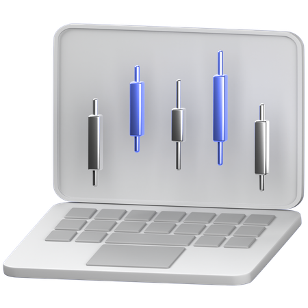 Online trading  3D Icon