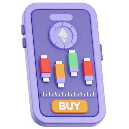 Online Trading  3D Icon