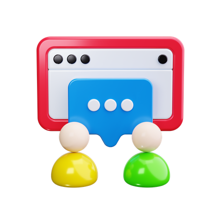 Online Training  3D Icon