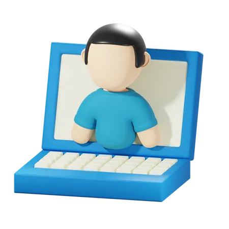 Online Training  3D Icon