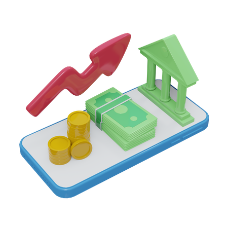 Online Transaction  3D Illustration