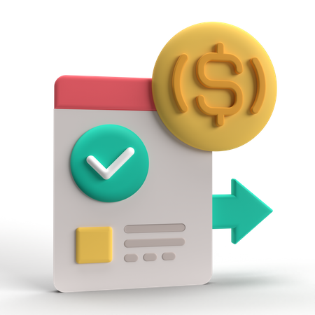 Online Transfer  3D Icon