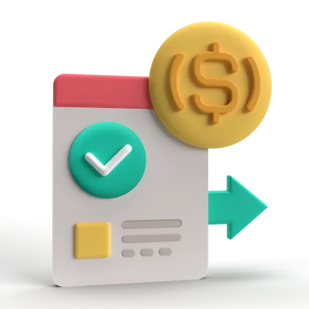 Online Transfer  3D Icon
