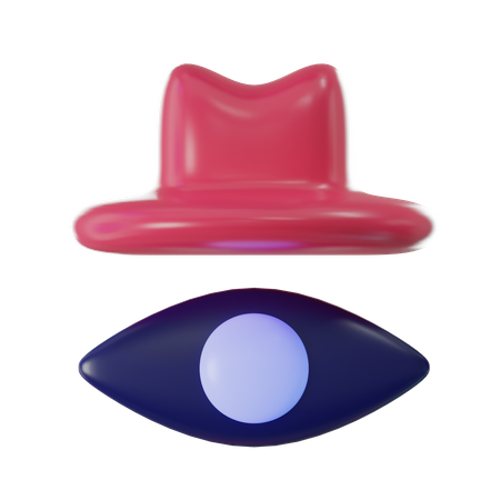 Online-Überwachung  3D Icon