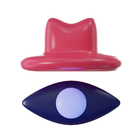 Online-Überwachung  3D Icon