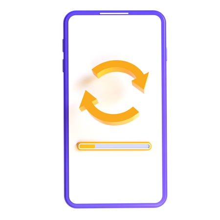 Online Update  3D Icon