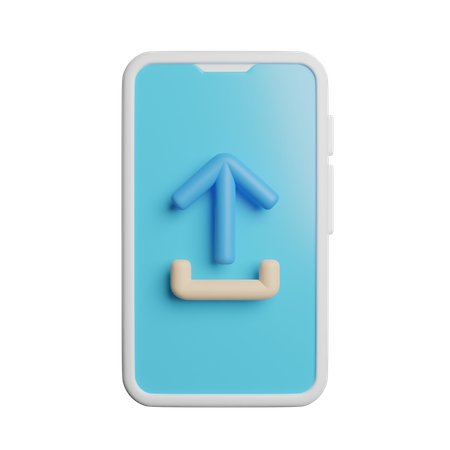 Online Upload  3D Icon