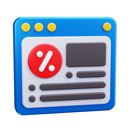 Online-Verkauf  3D Icon