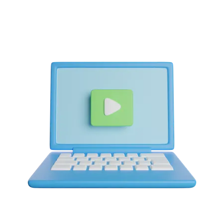 Online Video  3D Icon