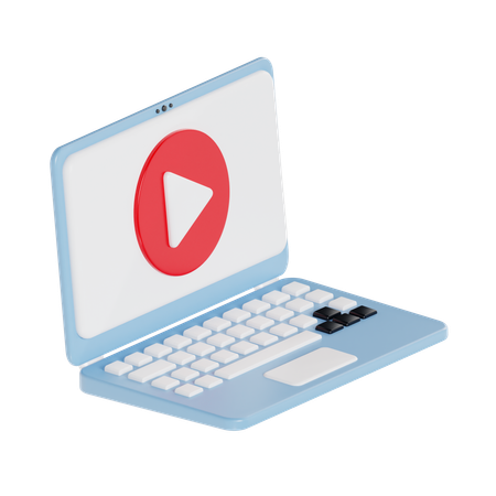 Online Video  3D Icon