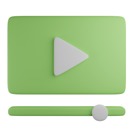 Online Video  3D Icon