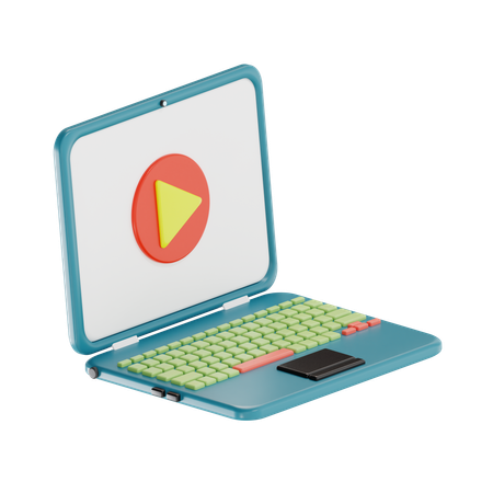 Online Video  3D Icon