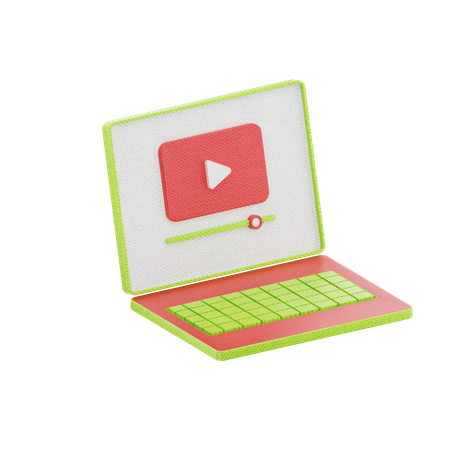 Online Video  3D Icon